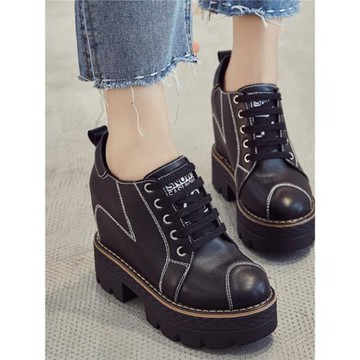 韓版夏季新品內增高11CM鏤空女鞋厚底防水臺松糕底休閑女鞋子潮