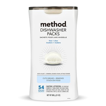 Method 美則潔淨三效聰明洗碗球-無香料(54顆入)
