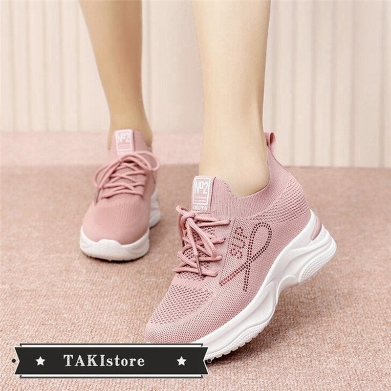 新作 レディーススニーカー 厚底ヒール インヒール スニーカー通気 スニーカー靴 お洒落 歩きやすい スニーカー 通学 疲れにくい Skt 092 通販 Lineポイント最大get Lineショッピング