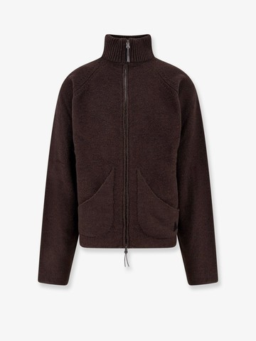 Mohair blend cardigan with long sleeve and zip closure with double slider - ROA - gender_Man