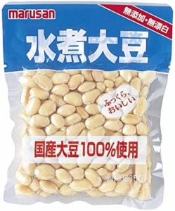 マルサン 国産水煮大豆 150g×10個