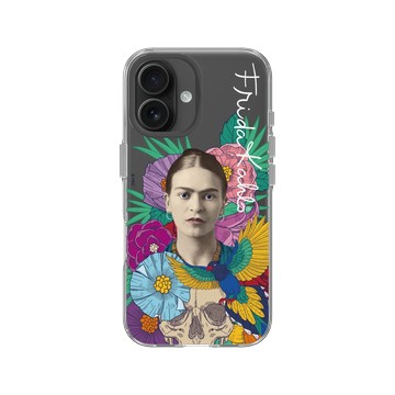 iPhone 16 Clear 透明 - Frida Kahlo - 卡蘿與鸚鵡