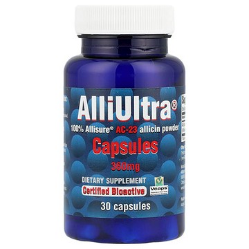 Allimax, AlliUltra膠囊, 360毫克, 30 粒膠囊