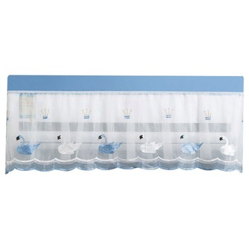 2022新款空調罩公主蕾絲風全包掛式防塵套格力美的奧克斯開機不取