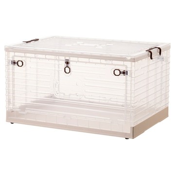 7204折疊箱  透白色  大(62.5 x 41.5 x 34cm)  1個