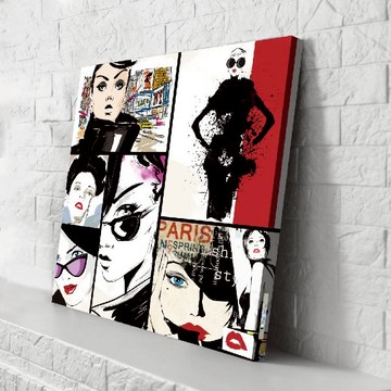 日本 VisualSonic 看見你的聲音 藍牙畫布音箱 Pap