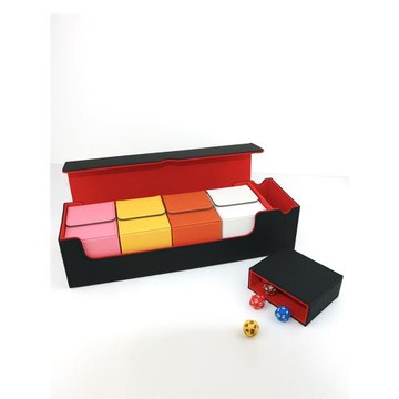 ptcg寶可夢卡盒收納盒游戲王可帶卡套入奧特曼萬智牌皮質卡牌盒