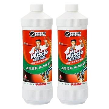 威猛先生 馬桶/排水管疏通劑 高效溶解 強力疏通  960ml  2瓶