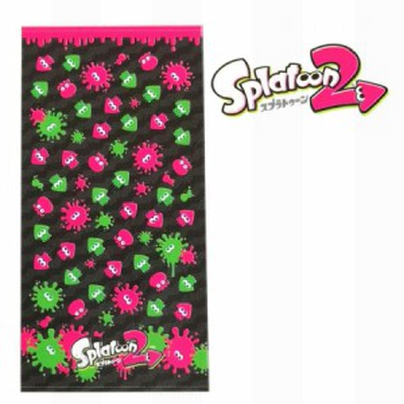 スプラトゥーン2 バスタオル キャラクター イカタコタイル スプラ 任天堂 丸眞 通販 Lineポイント最大2 0 Get Lineショッピング
