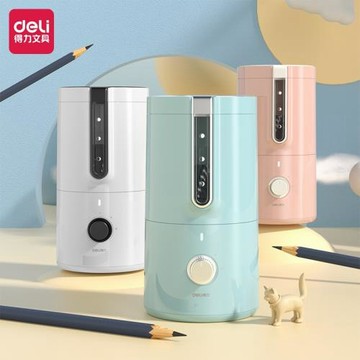 得力VA8全自動削筆機智能進退粗細可調充電款卷筆刀中小學生文具