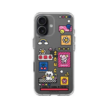 iPhone 17 Clear Case（相機按鈕） 透明 - 爽爽貓 Song Song Meow by SECOND - 復古爽貓