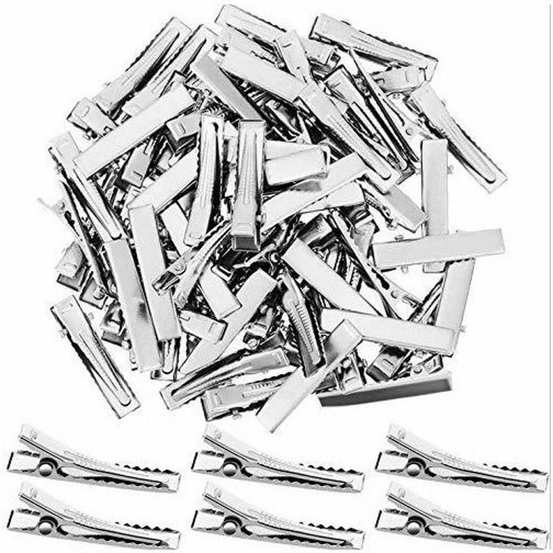 Leisure Club ヘアクリップ 約50個入り 40mm ヘアピン 髪留め 金具 ヘアアクセサリー パーツ シルバー Diy ホビー 業務用 通販 Lineポイント最大0 5 Get Lineショッピング