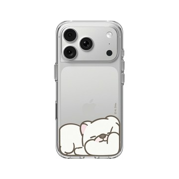 iPhone 18 Pro Clear Case（相機按鈕） 透明 - 嗨小強 Hi John - 滿版小強