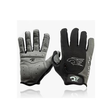 觸屏加絨保暖自行車男女騎行長全指手套電動車機車秋冬季硅膠避震