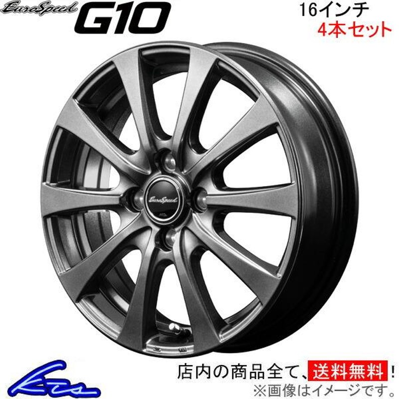 MID ユーロスピード G10 4本セット ホイール ノート【16×6J 4-100