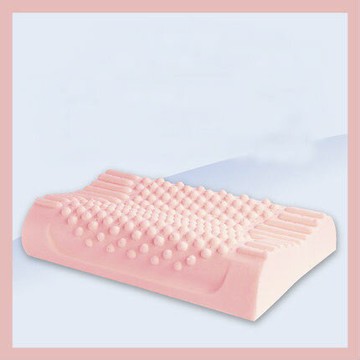{安穩枕眠}天然橡膠按摩枕芯 乳膠枕頭 枕頸椎枕成人護頸枕七天預購+現貨