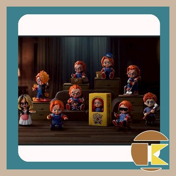 【12月預購】 泡泡瑪特 鬼娃洽吉系列 盲盒 玩具 盒玩 一中盒9入 恐怖經典造型 收藏娛樂 公仔 愛蛋客