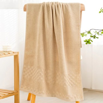 純棉浴巾 C108 2條  卡其棕  1組