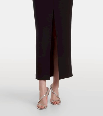 Rasario Crystal-embellished crêpe midi dress