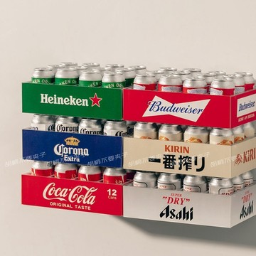 免運🔥本土發貨創意啤酒飲料托盤冰箱貼磁貼2026新款仿真微縮食玩洞洞板磁吸裝飾
