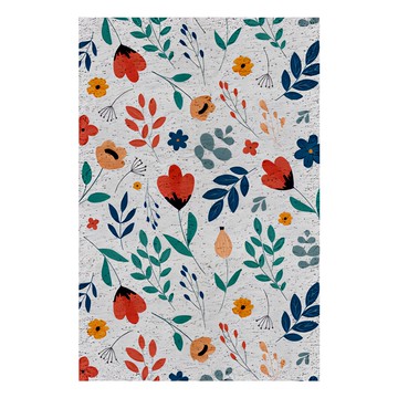 好物良品 森林系列 大尺寸可剪裁玄關大門絲圈刮泥墊 180 x 120cm  幸福花卉  1個
