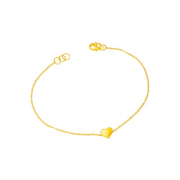 Jove gold JoveGold 甜味黃金手鍊-霧面款