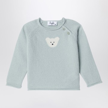 Light green wool pullover
