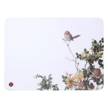 SiPALS 喜朋 仙萼長春冊矽膠餐墊  黃刺蘼魚兒牡丹  38 x 28 x 0.1cm  1個