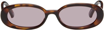 Le Specs SSENSE 独家发售棕色 Outta Love 太阳镜