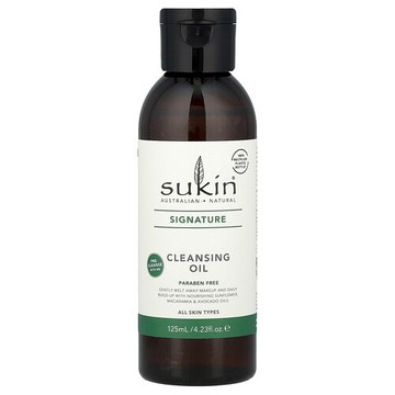 Sukin, Signature，卸妝油，適合各種膚質，4.23 液量盎司（125 毫升）
