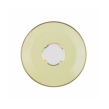 餐盤 【LEGLE】法國如意茶杯底碟-D14cm-蘋果綠
