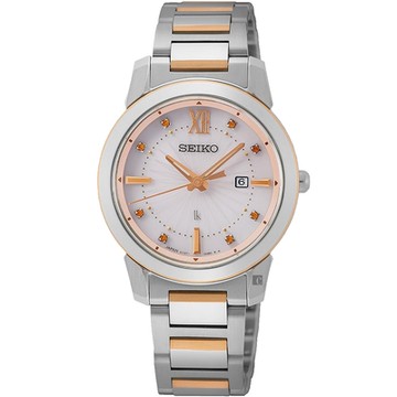 SEIKO精工 LUKIA 動人時光 聖誕節限定 太陽能女錶 雙12購物節 送禮首選-31mm(SUT416J1/V137-0DL0KS)_SK045