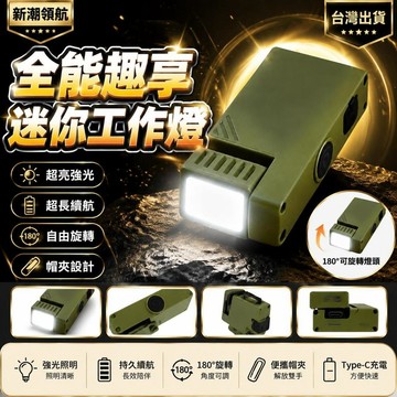 🤩新品⚡️台灣出貨⚡️頭燈帽夾燈充電戶外登山釣魚專用夜釣超長續航頭戴式強光超亮