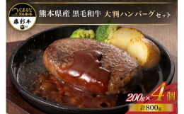 藤彩牛 大判ハンバーグ200g×4個