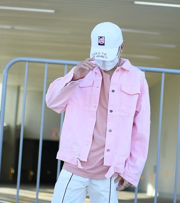 FINDSENSE H1 2018 秋季 新款 男 日本 小清新 磨破 金屬 長袖夾克 牛仔外套  休閒 潮上衣 外套