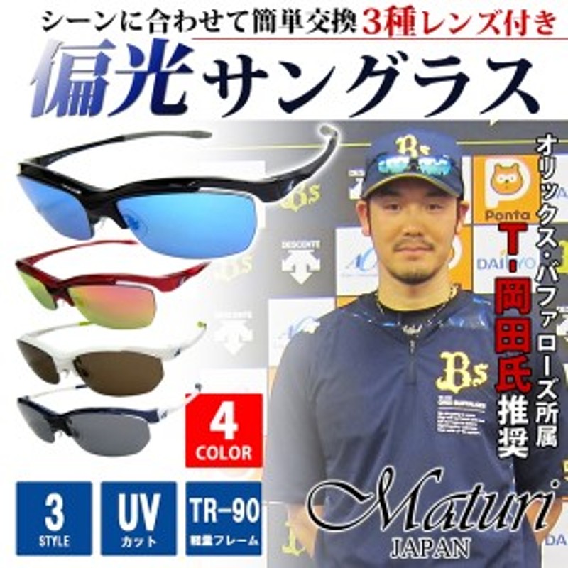 Maturi マトゥーリ スポーツ サングラス オリックス・バファローズ Ｔ