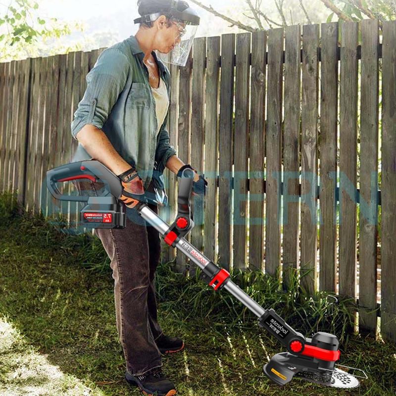 電動 芝刈り機 家庭用 充電式 草刈り機 マキタバッテリー対応 伸縮式