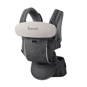 Bebefit S7 旗艦款 智能嬰兒揹帶  極致灰