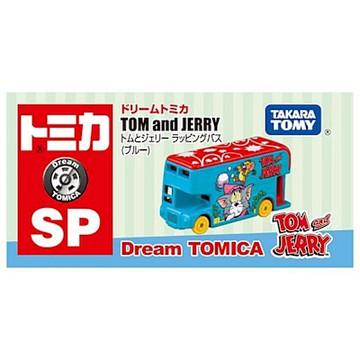任選 日本 Dream TOMICA 湯姆貓與傑利鼠-貨車(藍)TM95916