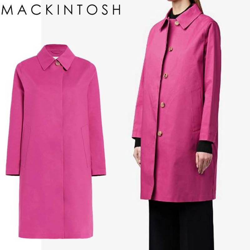 MACKINTOSH マッキントッシュ ゴム引き ステンカラーコート レディース