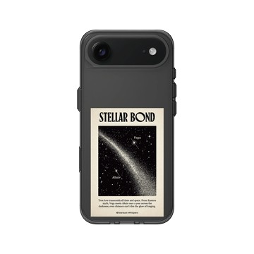 iPhone Air Clear (相機按鈕) 酷墨灰 - Valentine's Day Collection - 織女星與牛郎星：穿越時空的抱擁