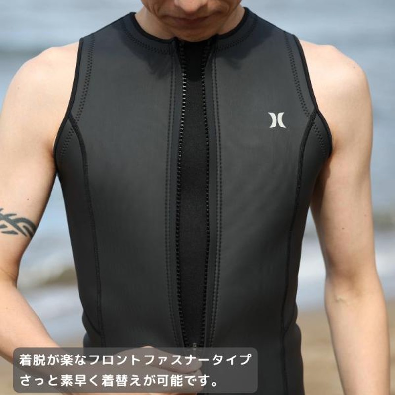 メンズ ウェットスーツ タッパー ベスト HURLEY ハーレー ICON 2MM JACKET VEST MZVSIC24 2024年 ブラック |  LINEブランドカタログ