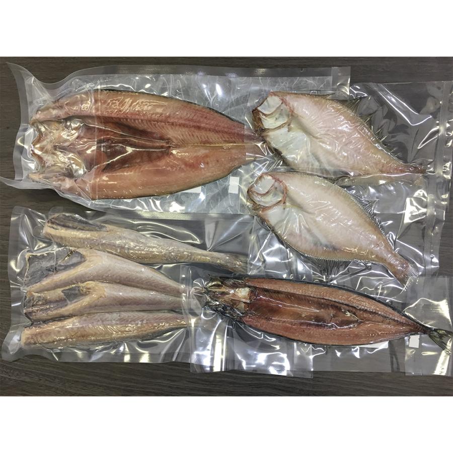 北海道産 一夜干し詰合せ ほっけ開き一夜干し200g×1 秋刀魚開き一夜干し70g×1 宗八かれい一夜干し80g×2 姫鱈一夜干し50g×4 