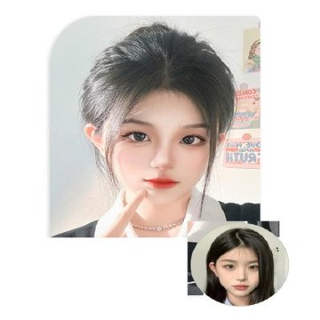 [米蘭精品] 現貨+預購 假髮片全真髮假髮透氣假髮片輕量免打理隱形增髮量-高顱頂遮白髮女假髮4款74lf12