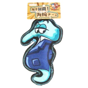 Doggyman 柔韌牛津布海洋玩具  13 x 21cm  海馬 淺藍色 + 藍色  1個