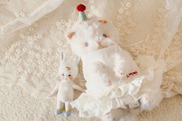 【中等難度系列】聖誕快樂喵/DIY材料包 原創毛絨關節玩偶玩具