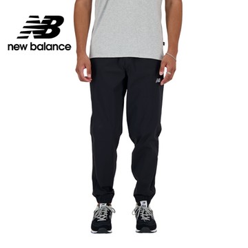 【New Balance】 鬆緊抽繩長褲_男性_黑色_AMP41510BK