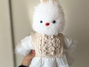 絨球背心 玩偶毛衣