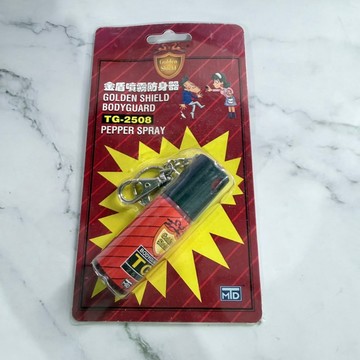 [沐沐屋]金盾噴霧防身器 TG-2508 辣椒噴霧 迷你鑰匙圈款^0303