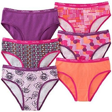 【CK】2016女童學生Chrome紫系列三角內著混搭6件組(M-XL)(預購)